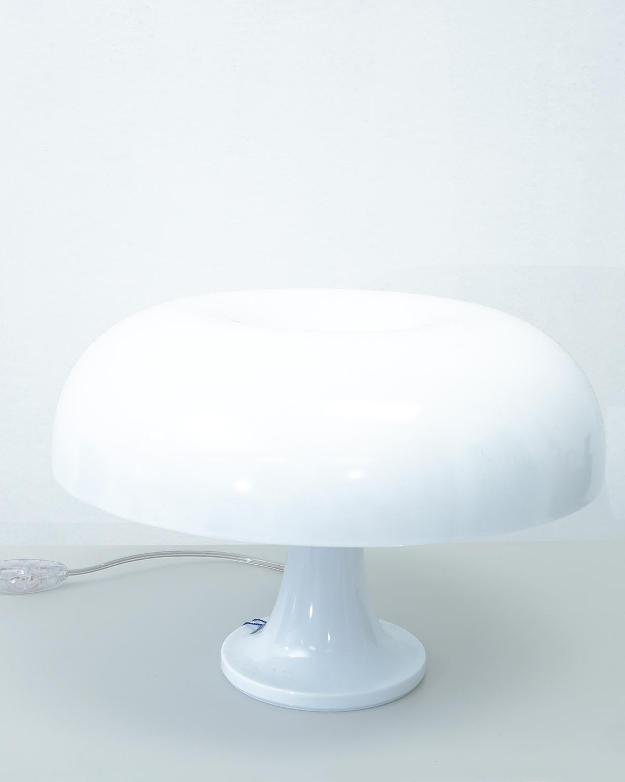 Plastic Nessino Table Lamp by Giancarlo Mattioli for Artemide For Sale