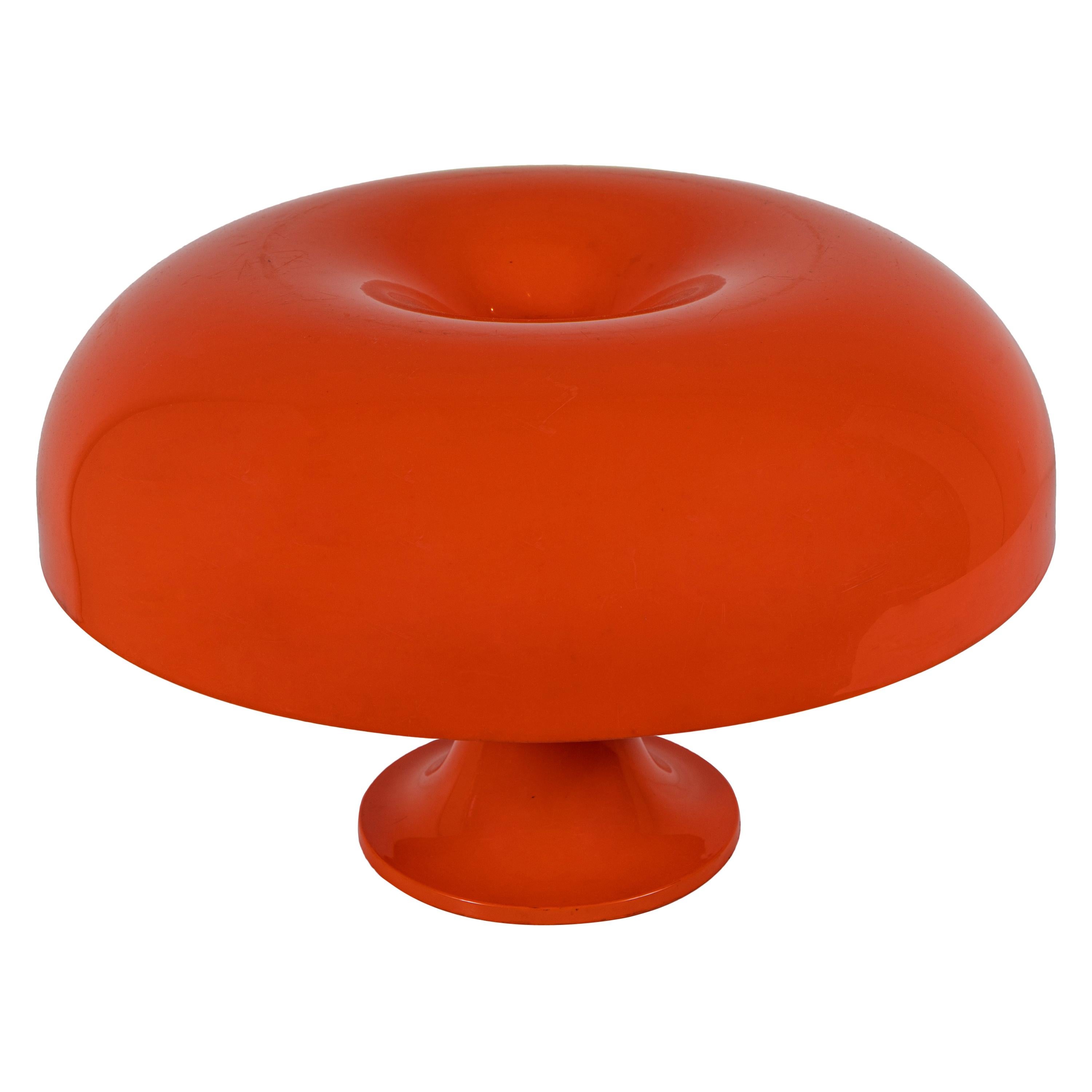 Nesso Table Lamp in Orange Color by Giancarlo Mattioli for Artemide, Italy 1960s