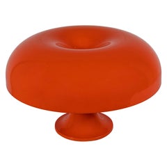 Vintage Nesso Table Lamp in Orange Color by Giancarlo Mattioli for Artemide, Italy 1960s