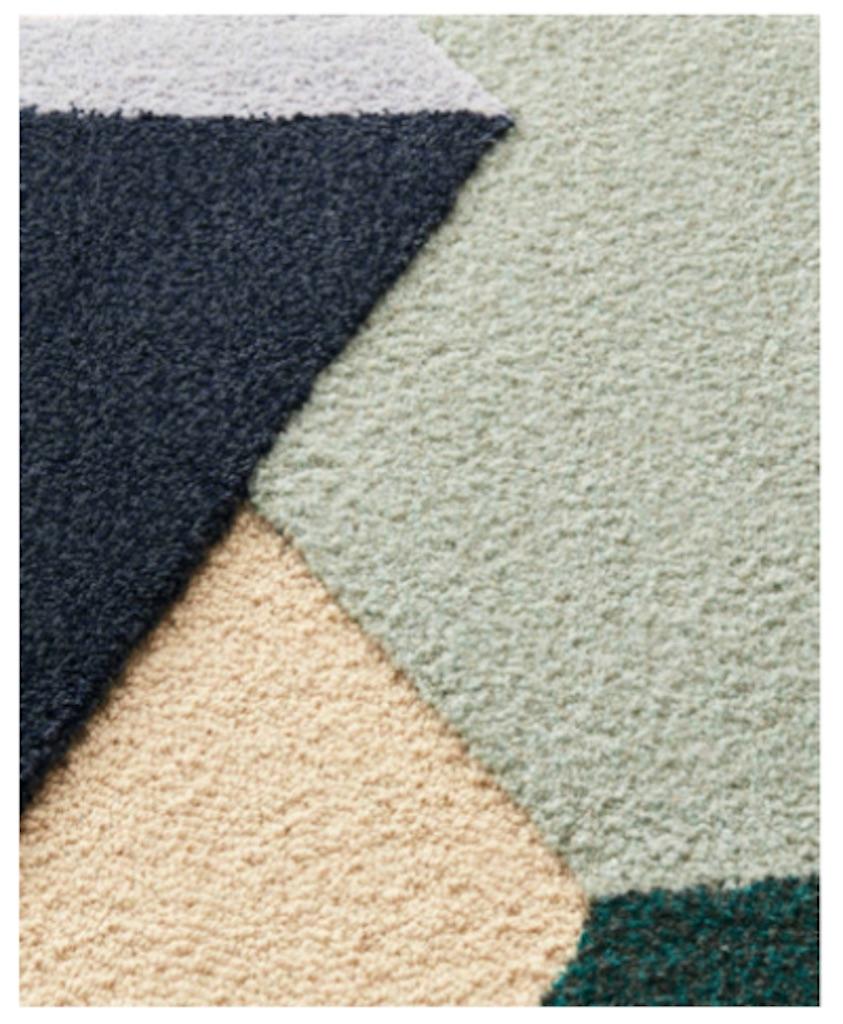 Wool Nesso Tre Rugs Made in Europe, Full Colors For Sale
