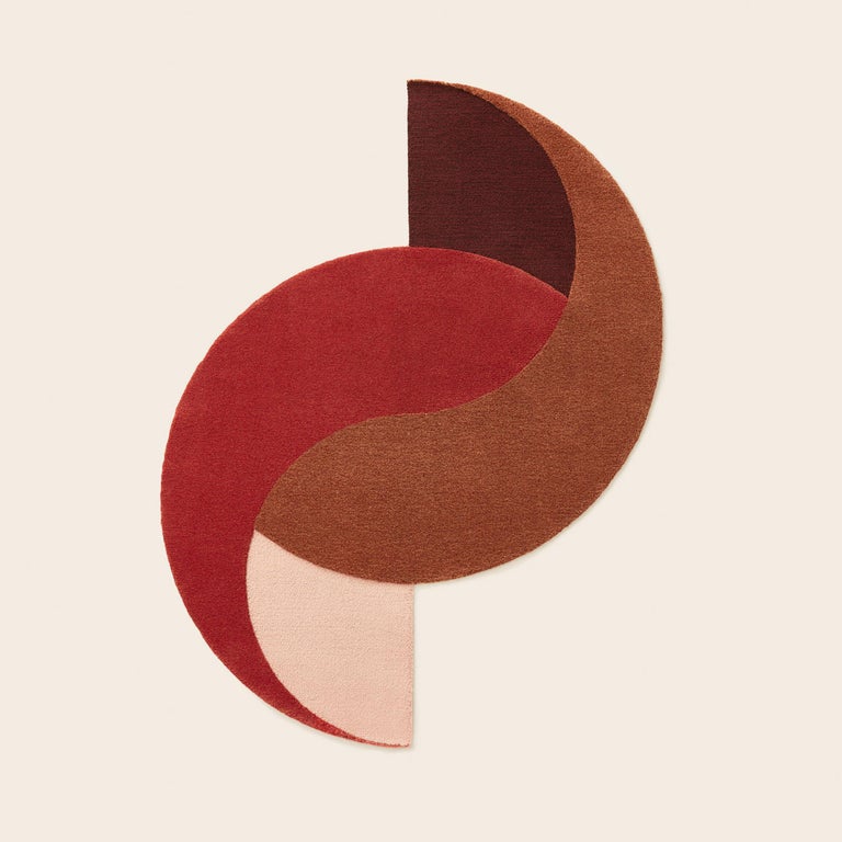 Urop Rugs Nesso UNO Rugs Made in Europe, Full Colors For Sale at 1stDibs