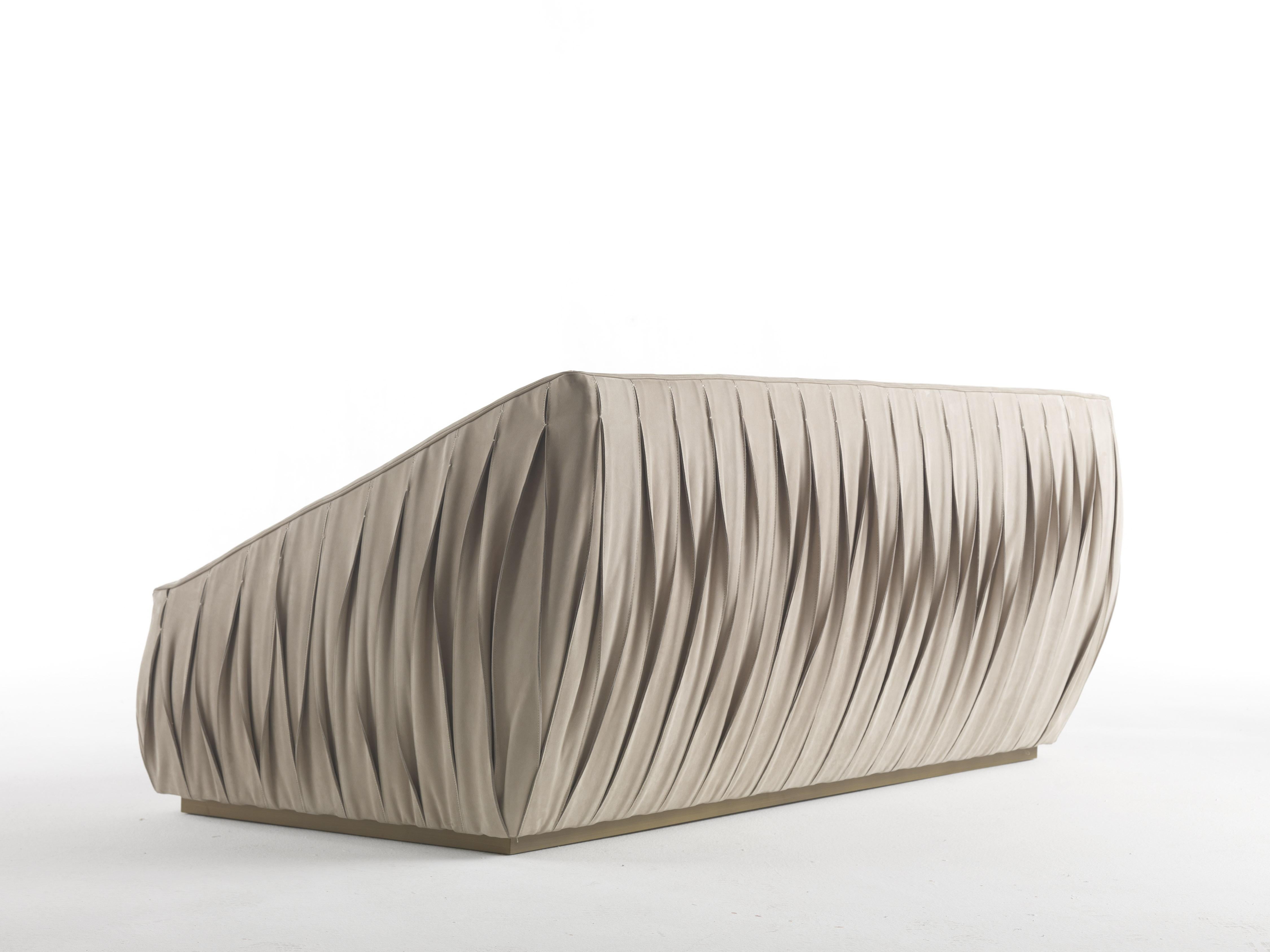 21. Jahrhundert Nest 2-Sitzer-Sofa aus Leder von Roberto Cavalli Home Interiors (Italienisch) im Angebot