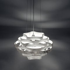 Nest LN1 Decorative Hanging Lamp in White Carrara Marble by Bufalini Marmi