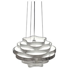 Nest LN1 Decorative Hanging Lamp in White Carrara Marble by Bufalini Marmi