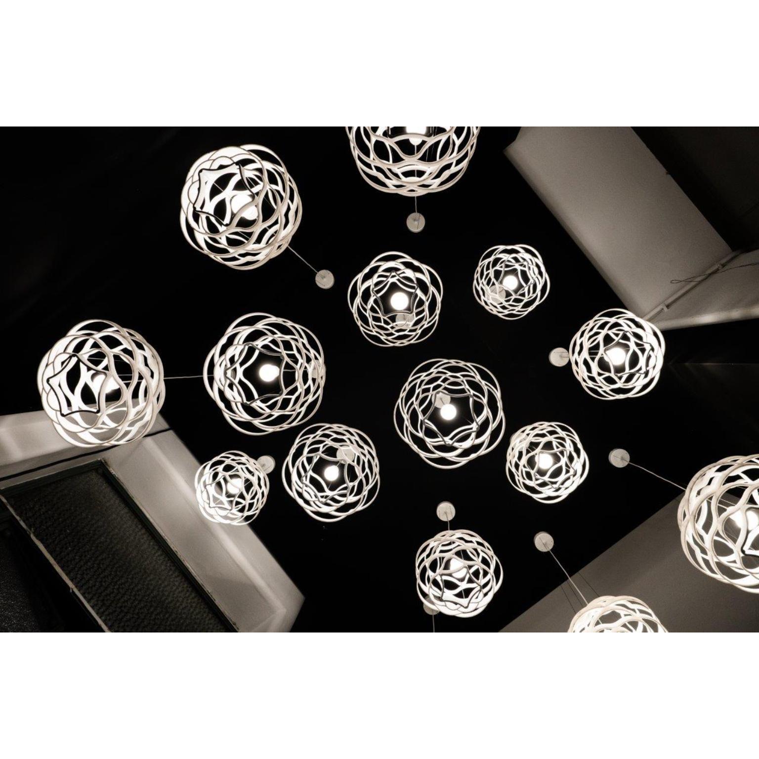 Nest LN3 Decorative Hanging Lamp in White Carrara Marble by Bufalini Marmi For Sale 3