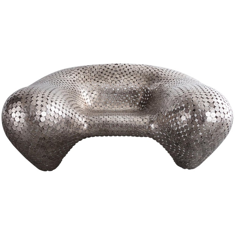Nest Lounge Chair in Welded Half-Dollars by Johnny Swing, 2012, R & Company