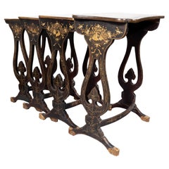 Nest Of Four Chinese Export Lacquer Nesting Tables