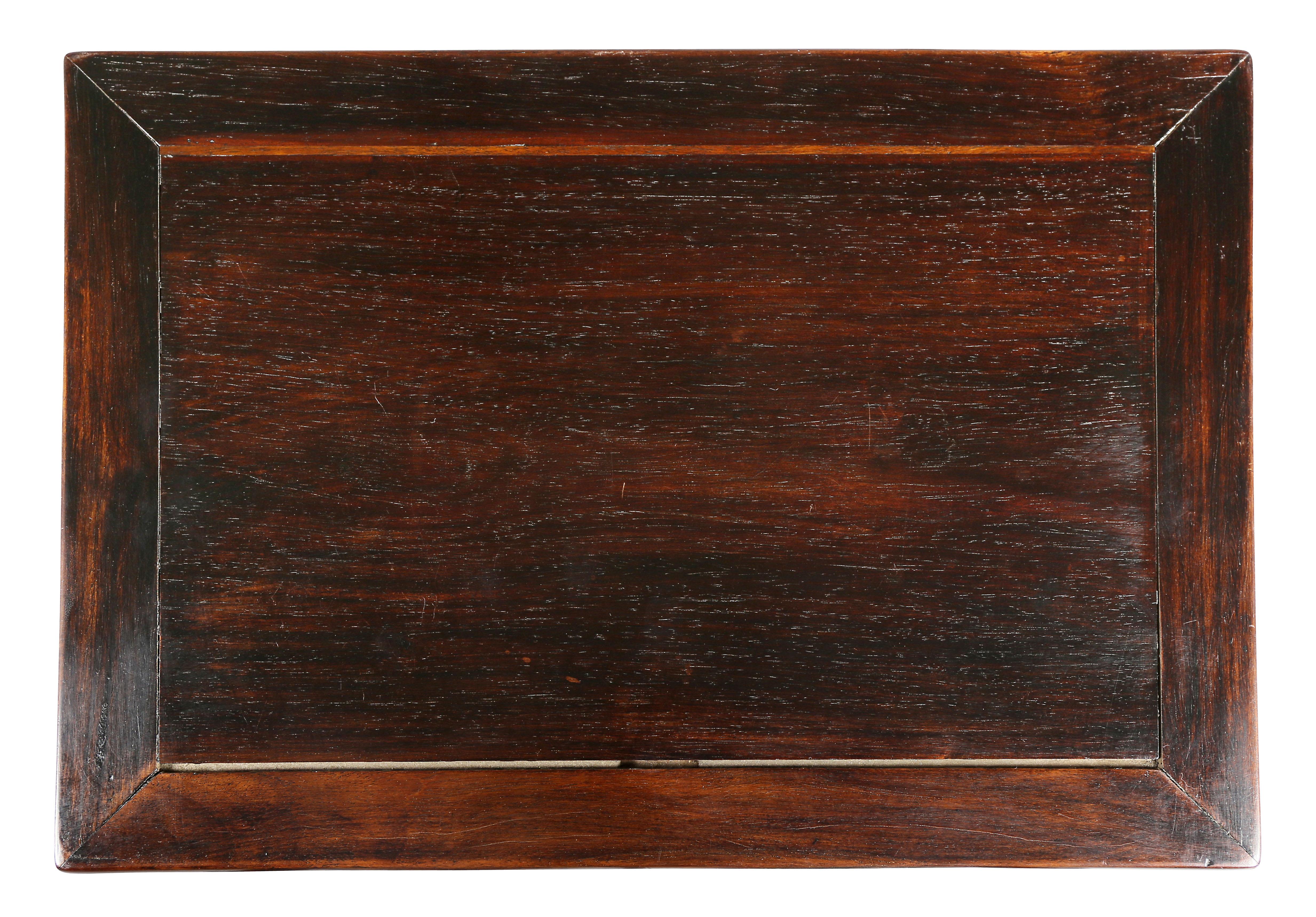 Late 19th Century Nest of Four Chinese Hardwood Tables
