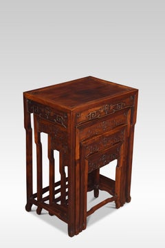 Nest of four graduated tables