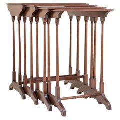 Nest Of Four Regency Style Mahogany Nesting Tables