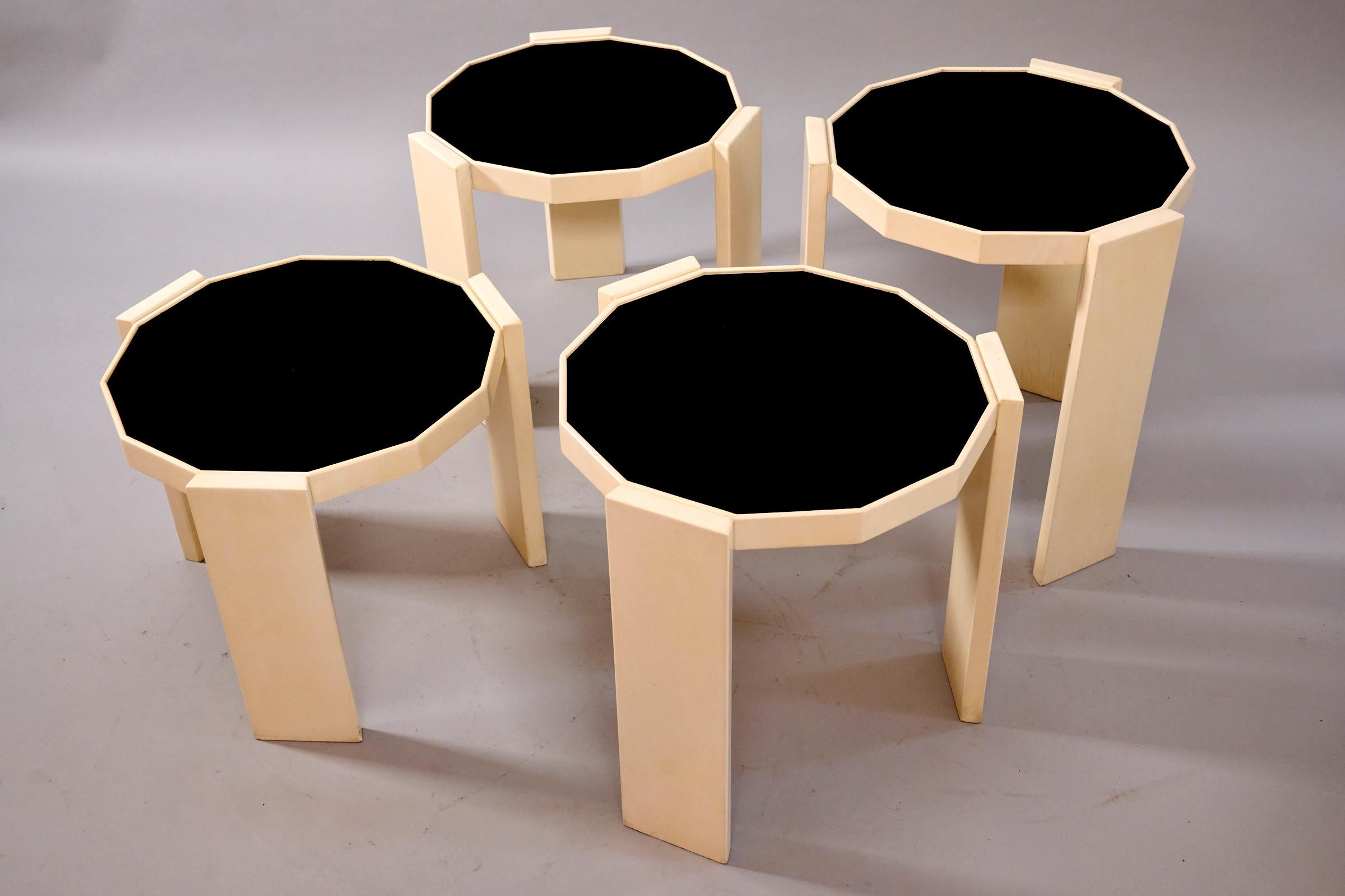 Mid-Century Modern Nest of four tables  For Sale