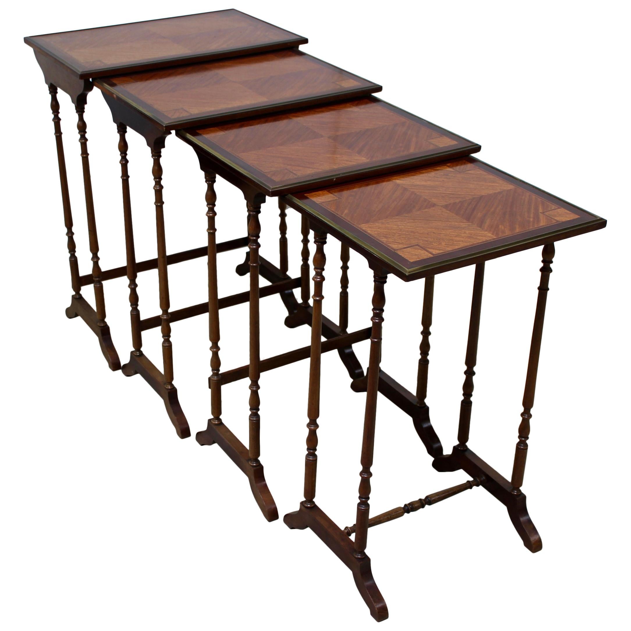 Nest of Four Tables For Sale