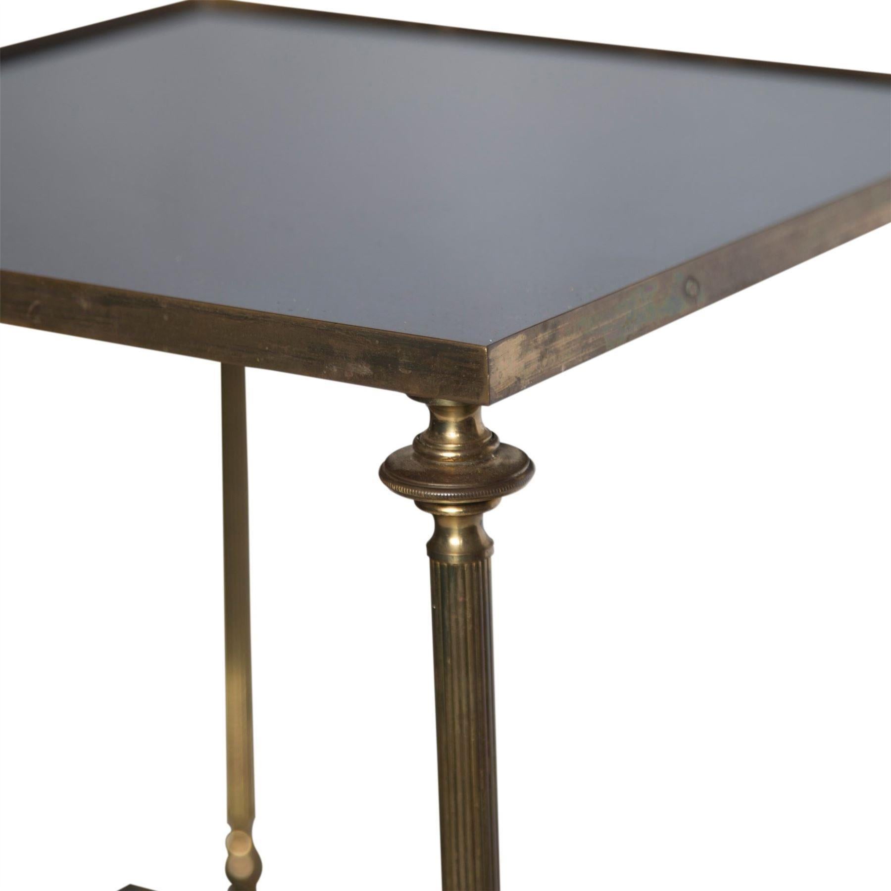 20th Century Nest of French Brass Tables