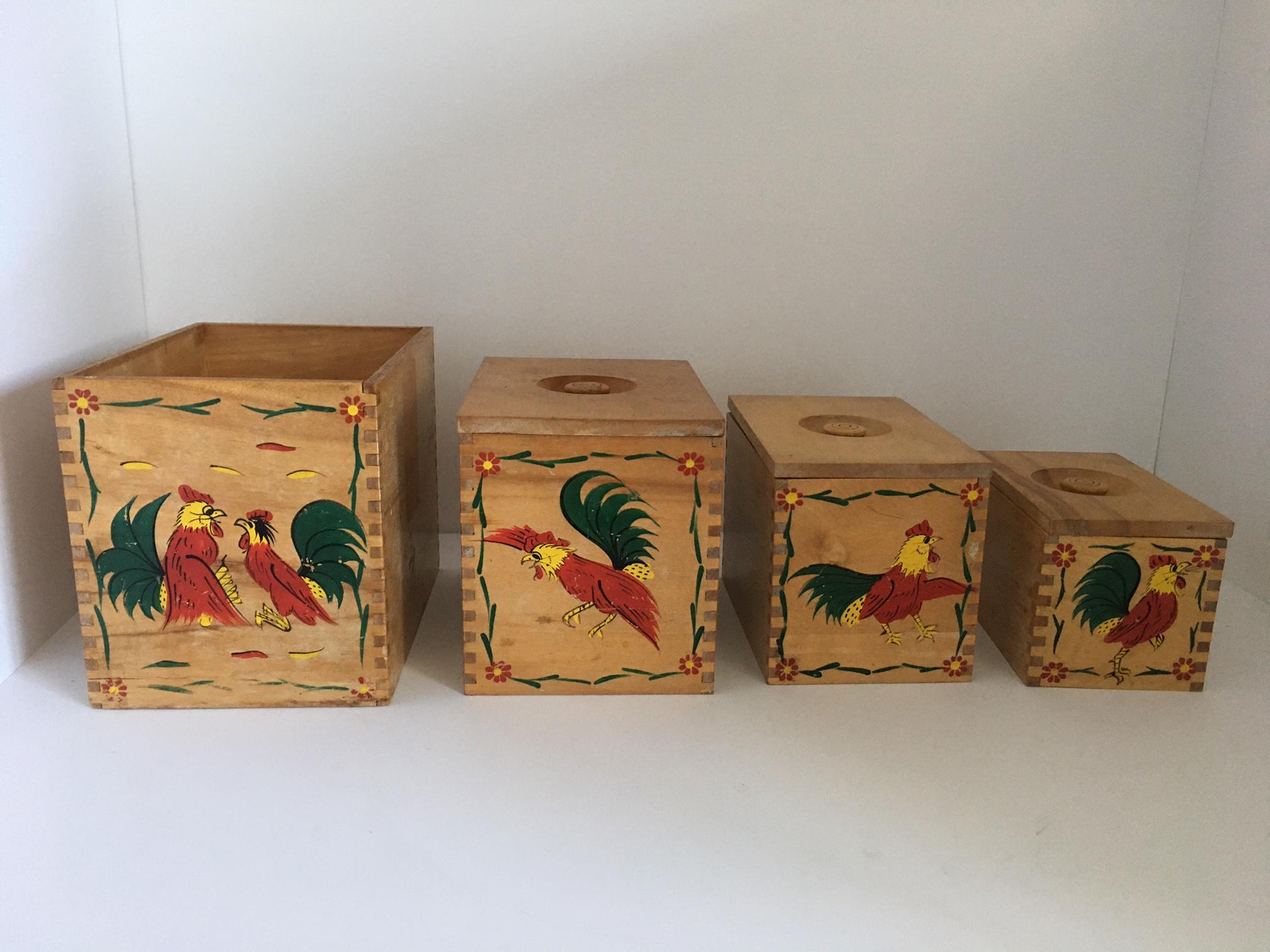 Mid-20th Century Nest of Japanese Boxes