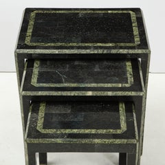 Nest of Stone Tiled Tables