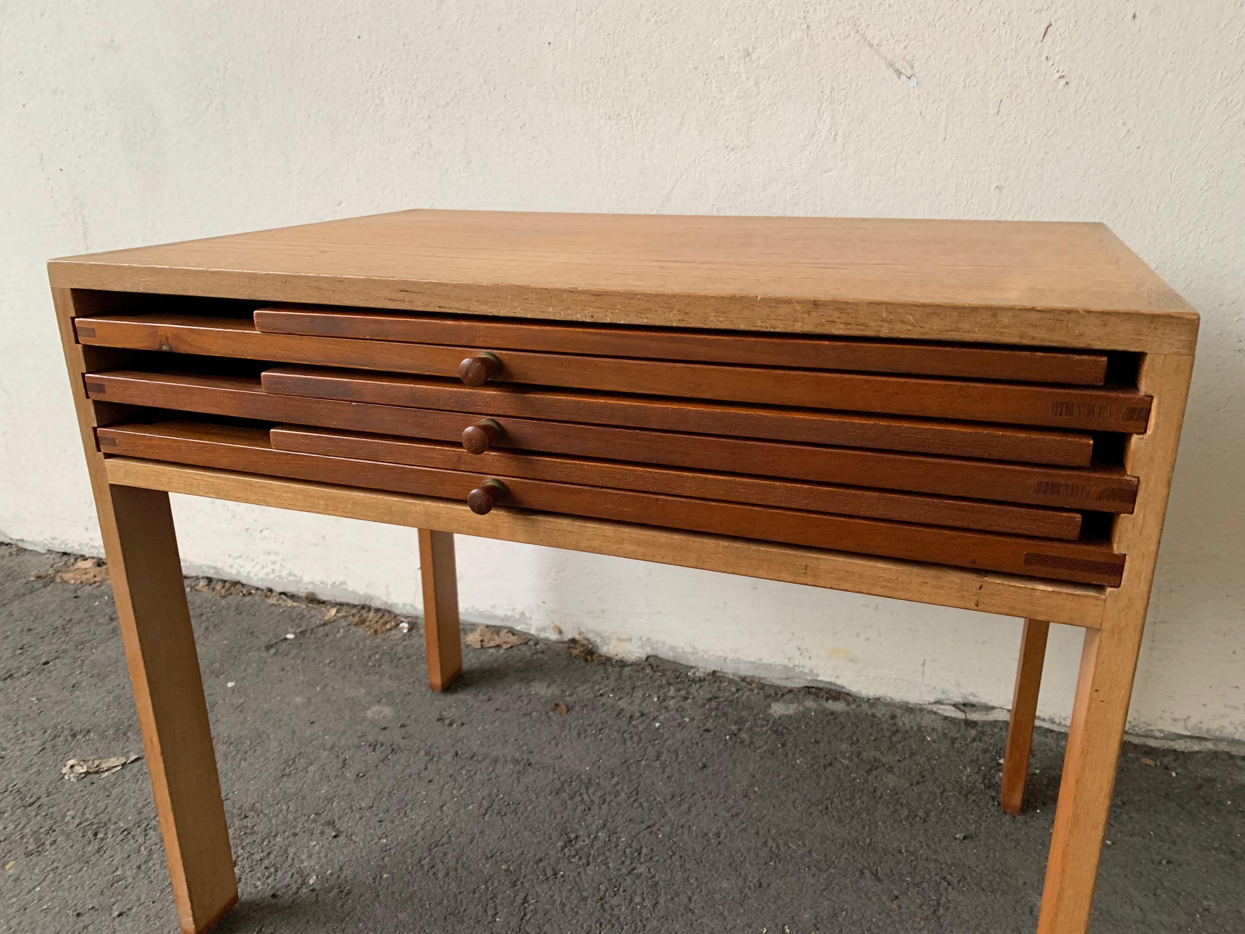 Nest of Tables by Illum Wikkelso for Silkeborg In Good Condition In Munich, DE