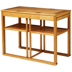 Nest of Tables ‘Släden’ Designed by Carl Malmsten, Sweden, 1980s