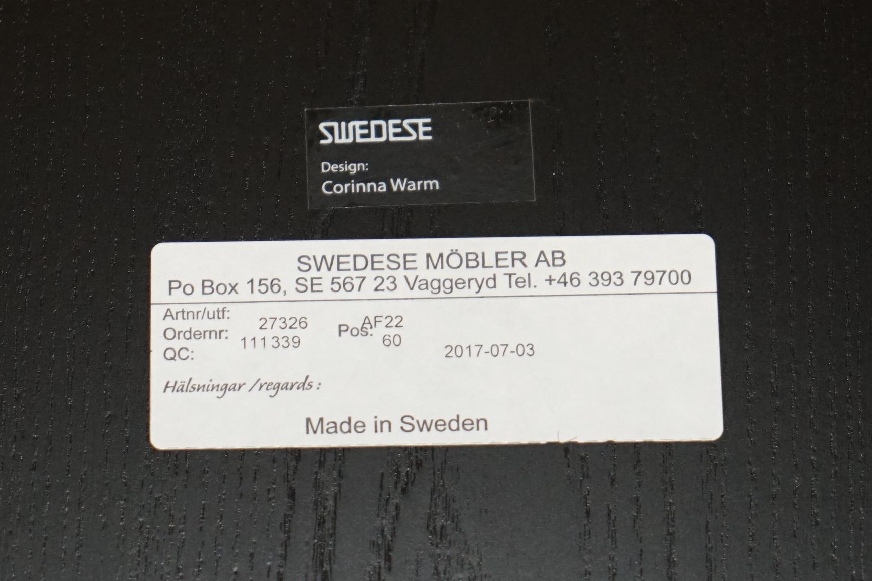 NEST OF ASH WOOD SWEDESE MOBLER SiDE TABLES DESIGNED BY CORINNA WARM en vente 9