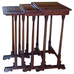 Used Nest of Three Mahogany Edwardian Tables, circa 1910