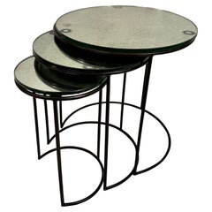 Nido de tres mesas auxiliares by Porta Romana