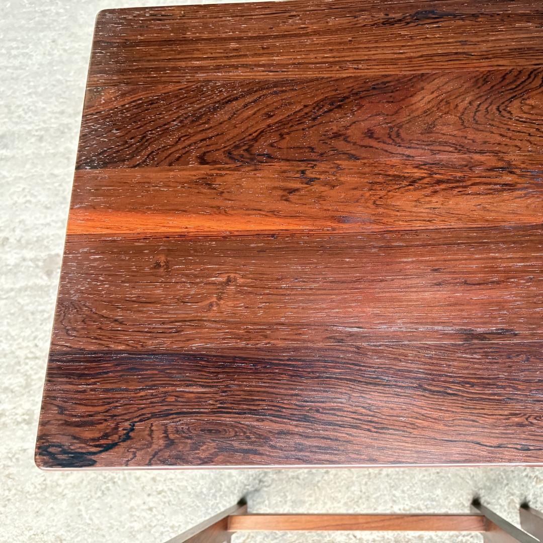 Nest of Three Solid Wood Tables, One Large and Two Small For Sale 1