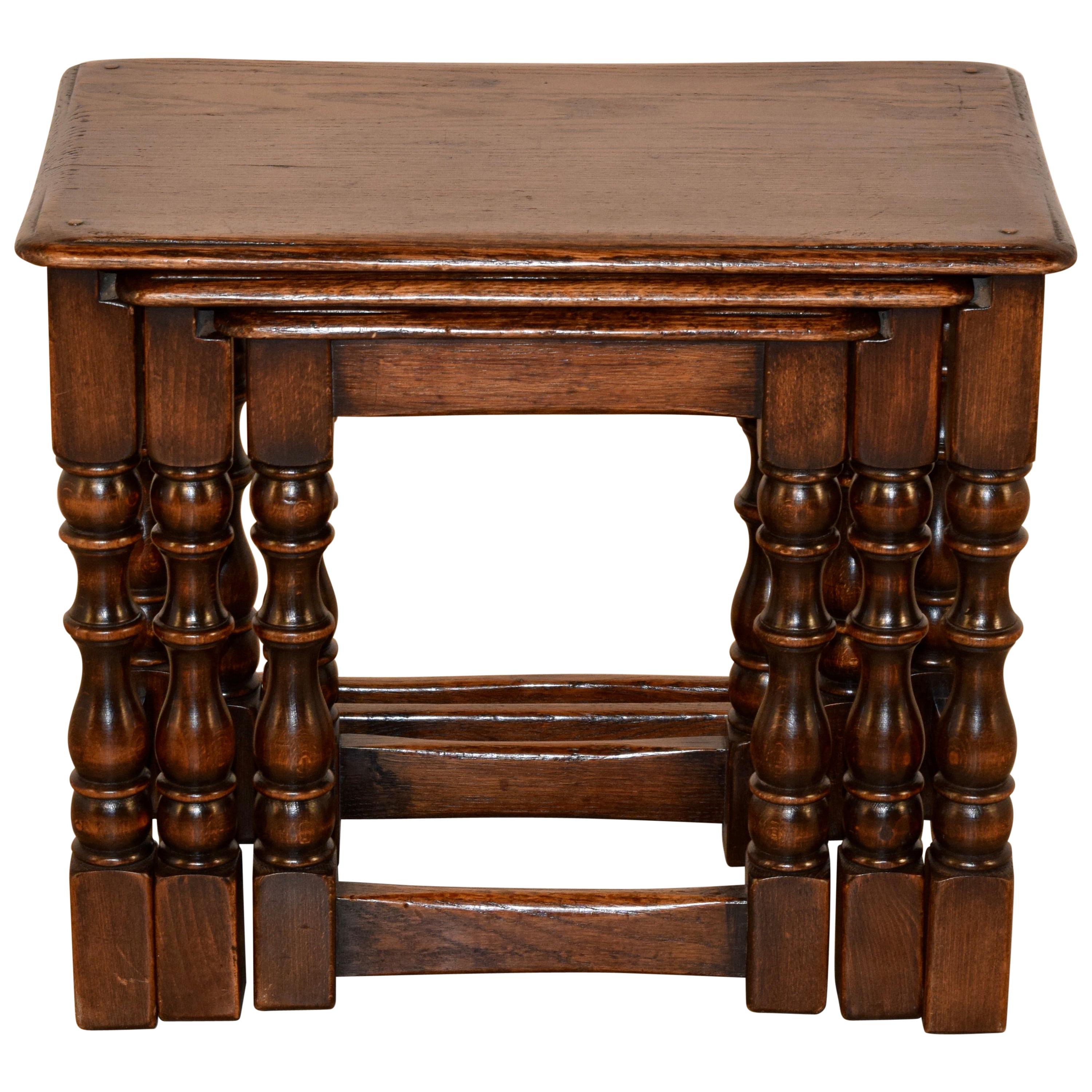 Nest of Three Tables, circa 1900