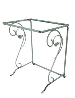 Nest of Three Wrought Iron  Nesting Tables Garden Patio att .to Salterini