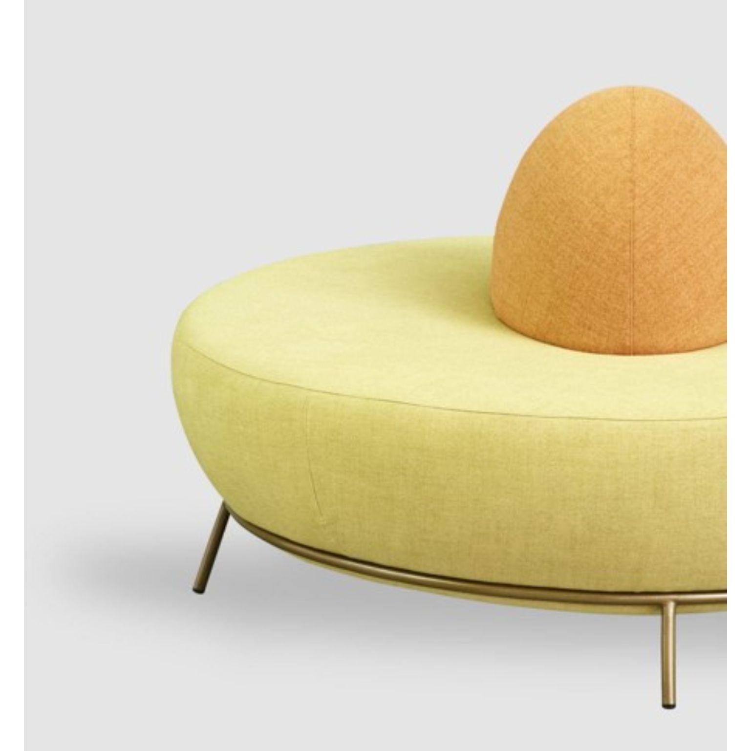 Rundes Sofa mit Rückenlehne von Pepe Albargues (Postmoderne) im Angebot
