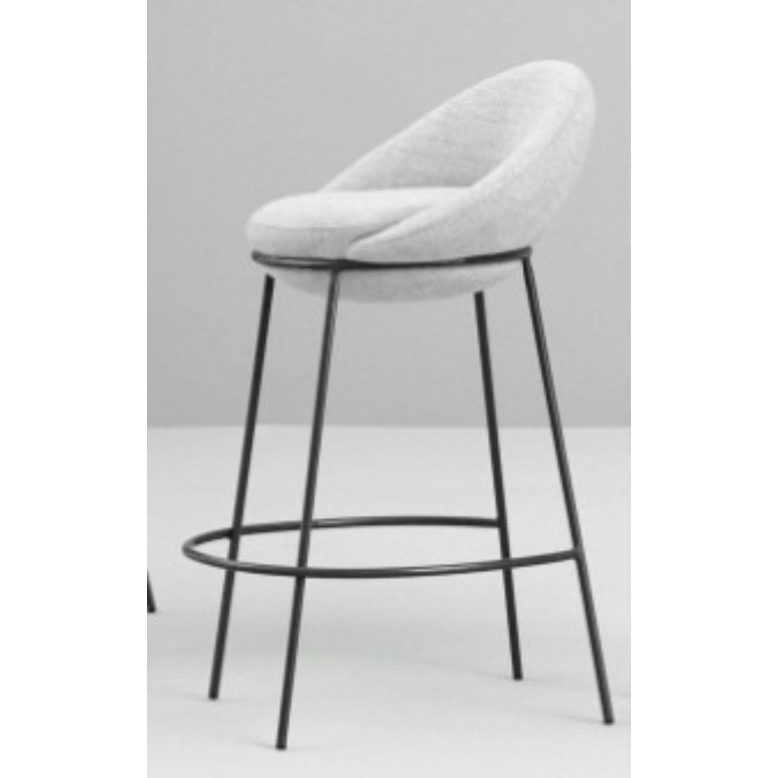 Nest stool with backrest by Paula Rosales
Dimensions: W48, D57, H92, Seat74
Materials: Iron structure and MDF board
Foam CMHR (high resilience and flame retardant) for all our cushion filling systems
Painted or chromed legs

Also available: