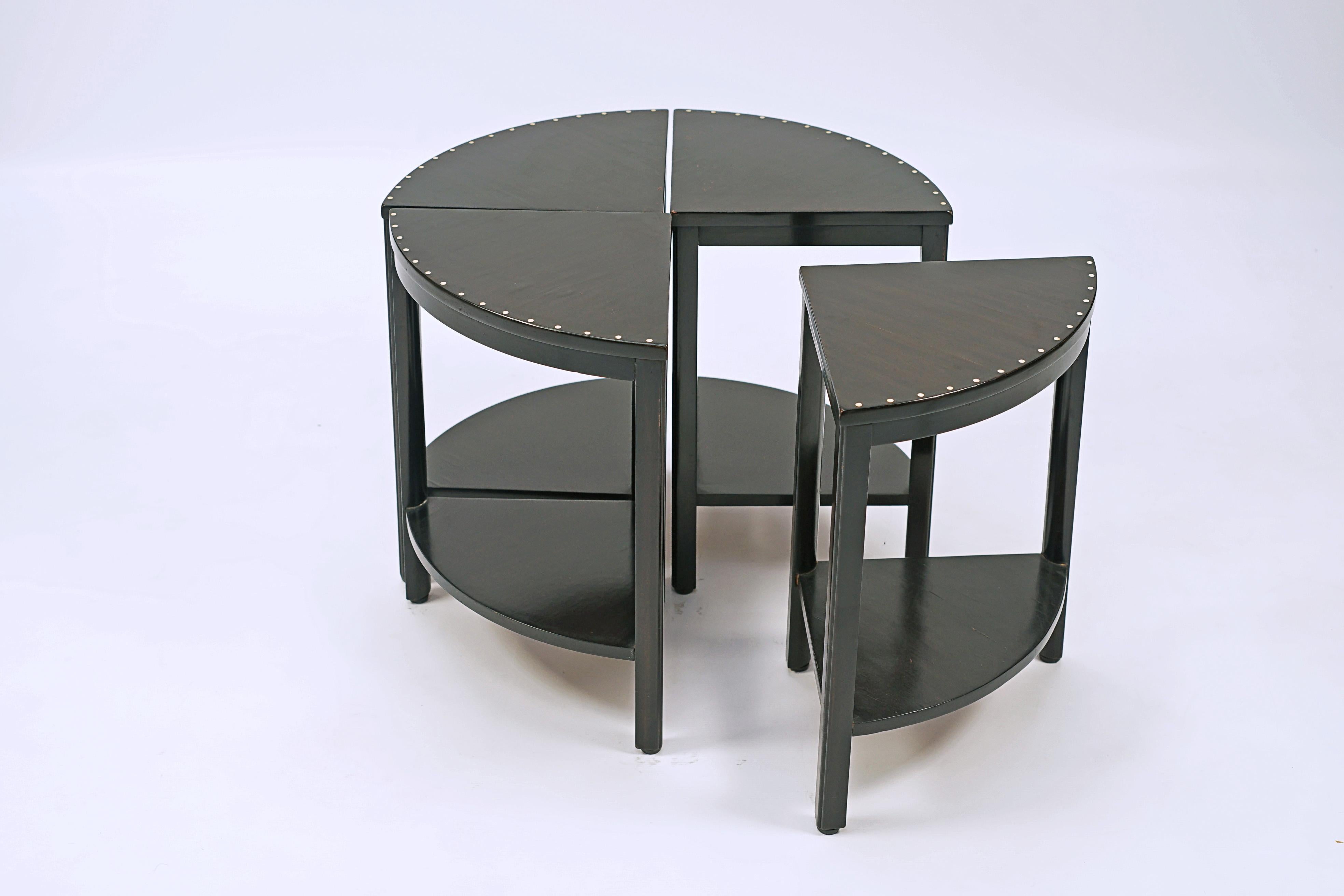Art Deco Nest Table by Nordiska For Sale
