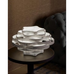 Nest TL1 Decorative Table Lamp in White Carrara Marble by Bufalini Marmi