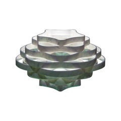 Nest TL2 Decorative Table Lamp in White Carrara Marble by Bufalini Marmi