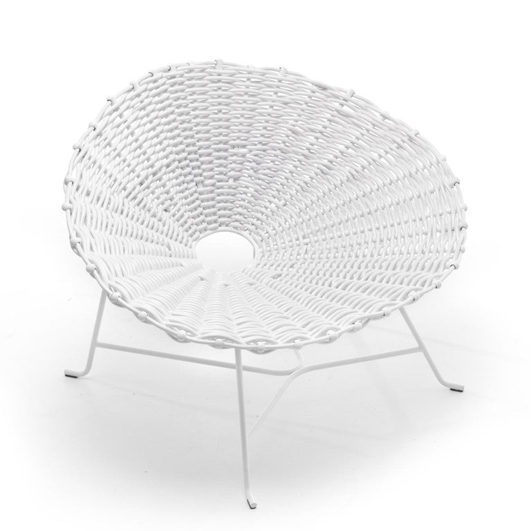 Nest White Armchair For Sale at 1stDibs