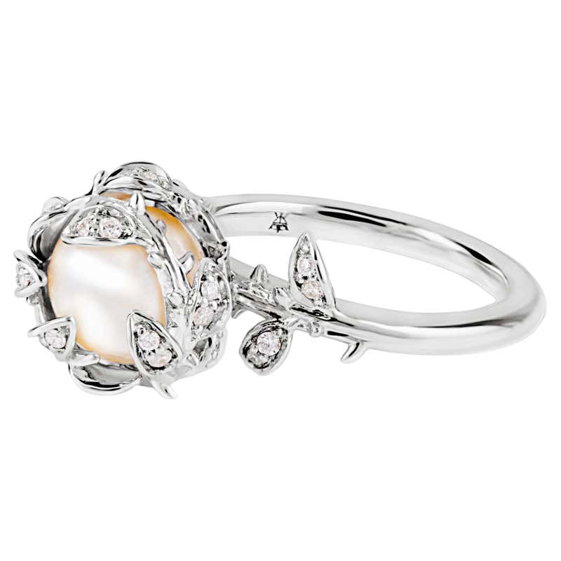 Nested Diamond Why So Serious? – Signet Ring – Smile – 9ct yellow Gold and Baguette ...
