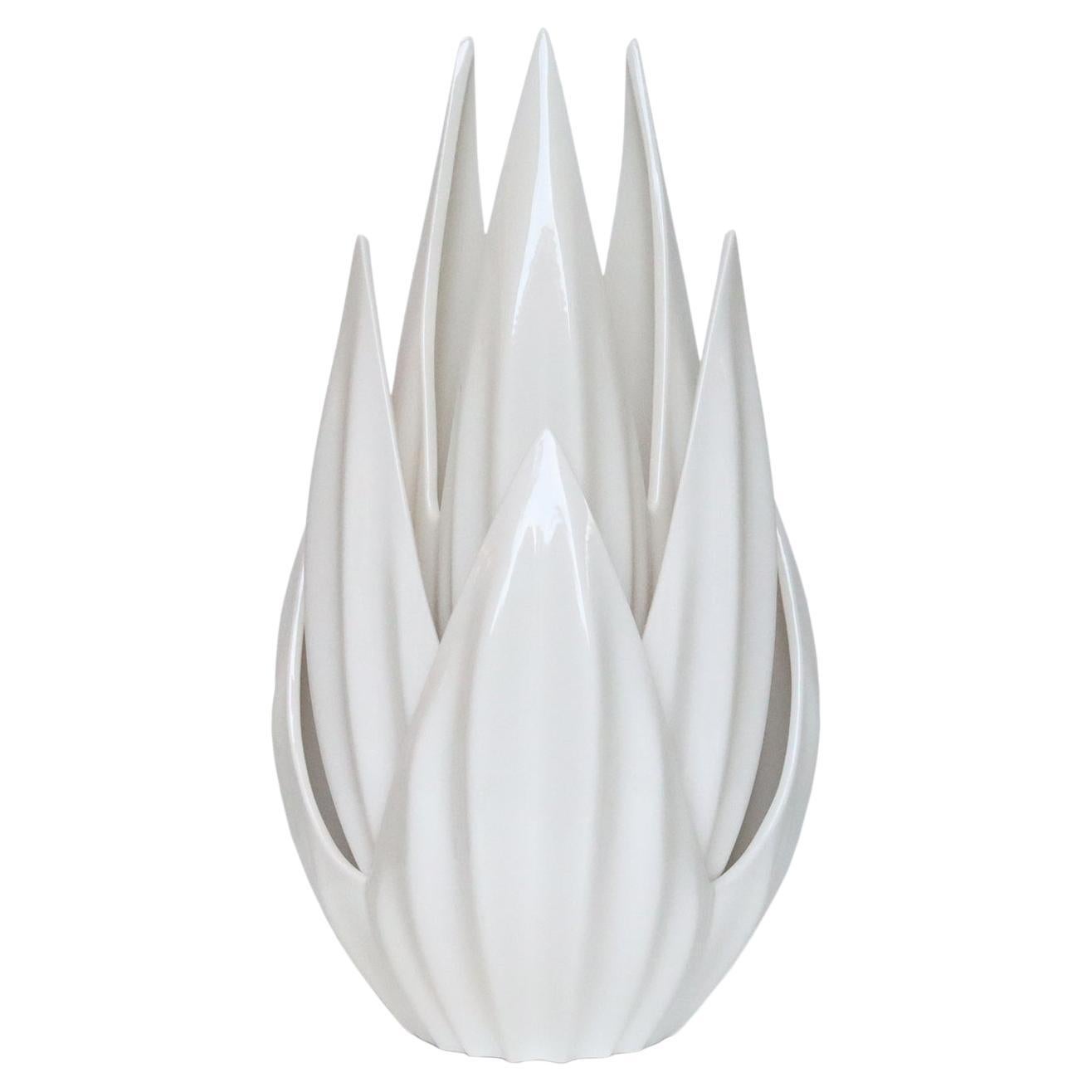 Nested Petals. Mist White - Gloss For Sale