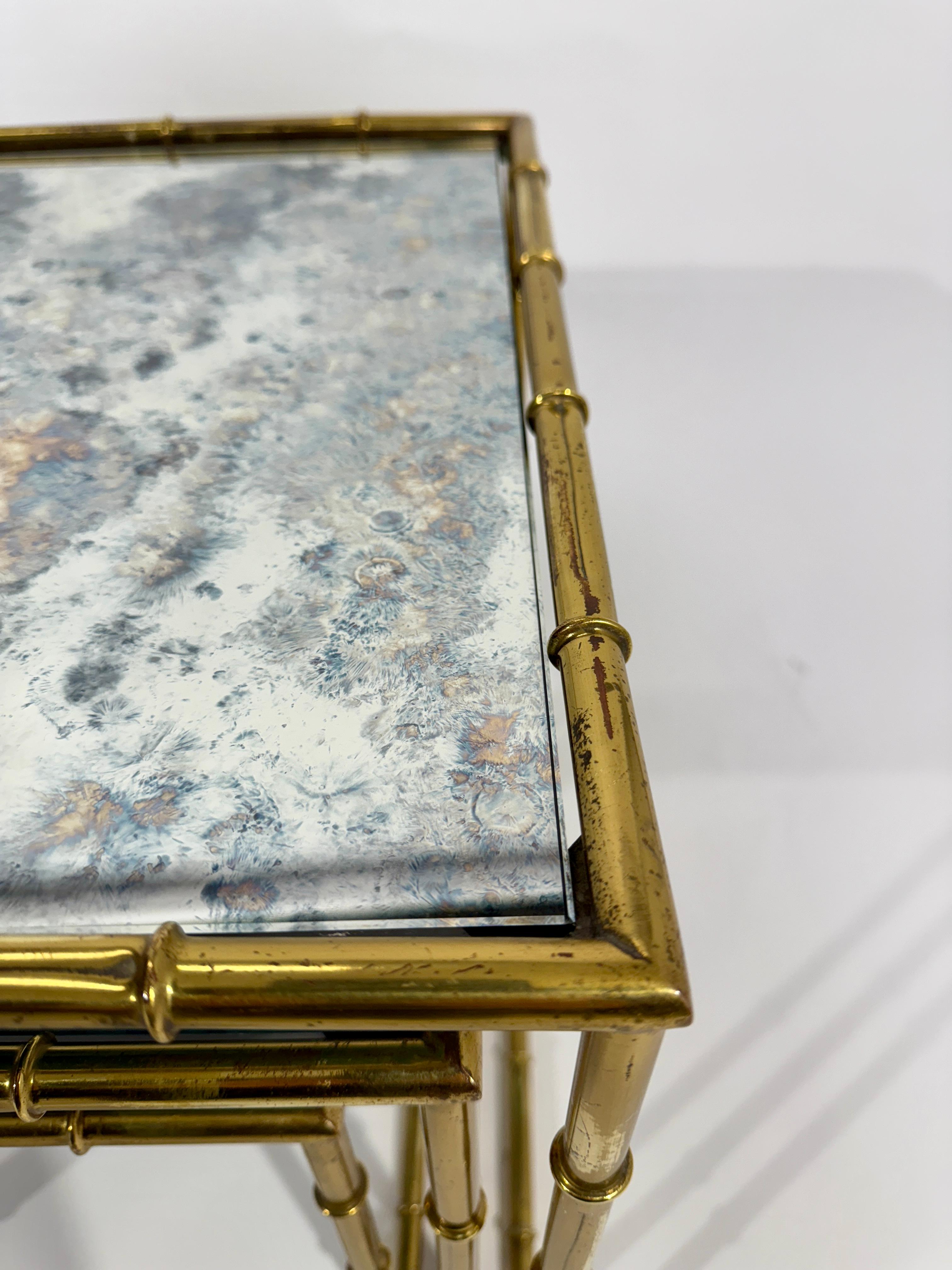 Nesting Brass Table 