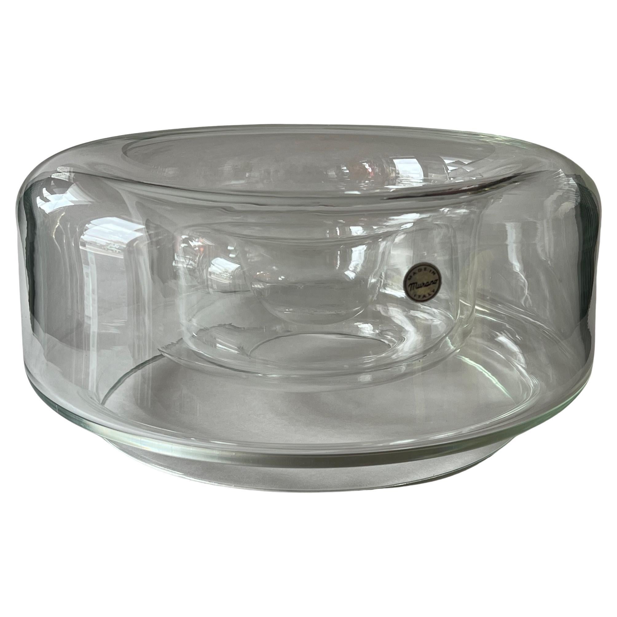 Nesting Clear Glass Bowls By Charles Pfister For Knoll International