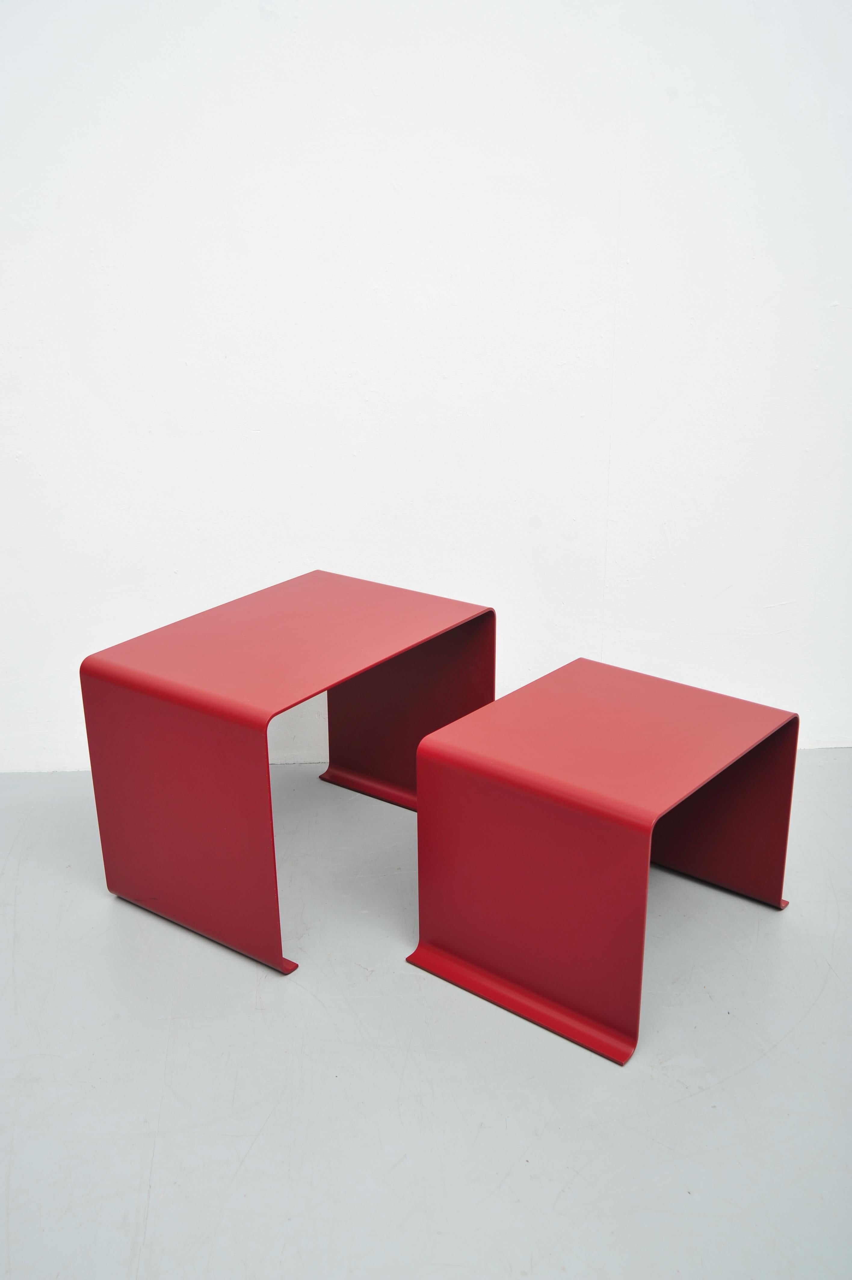 Nesting Coffee Tables SDR+ 010 by Dieter Rams and Thomas Merkel, 2001 For Sale 1