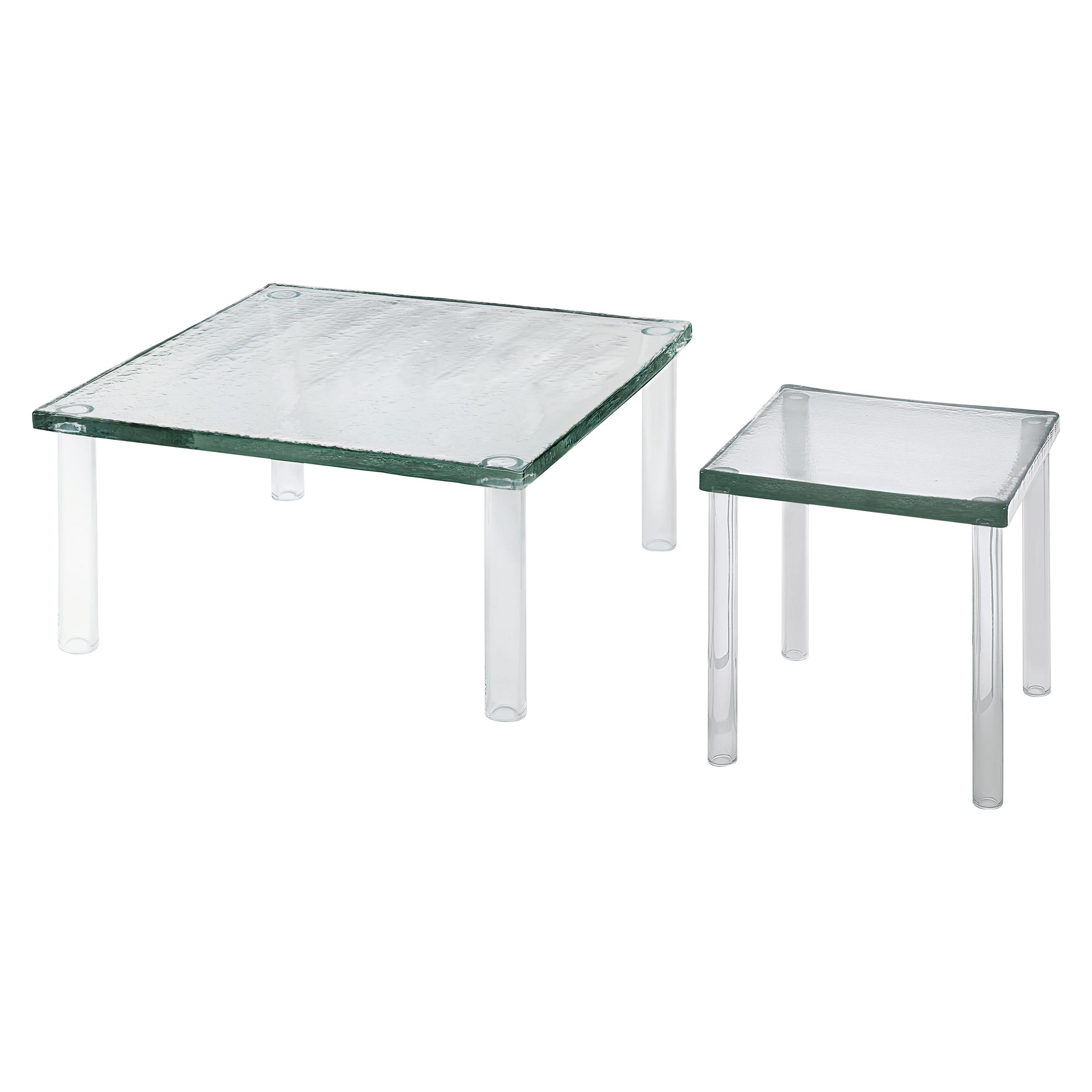 Nesting Large Low Table in Glass, by Ronan and Erwan Bouroullec from Glas Italia For Sale at 1stDibs
