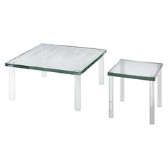 Nesting Large Low Table in Glass, by Ronan & Erwan Bouroullec from Glas Italia
