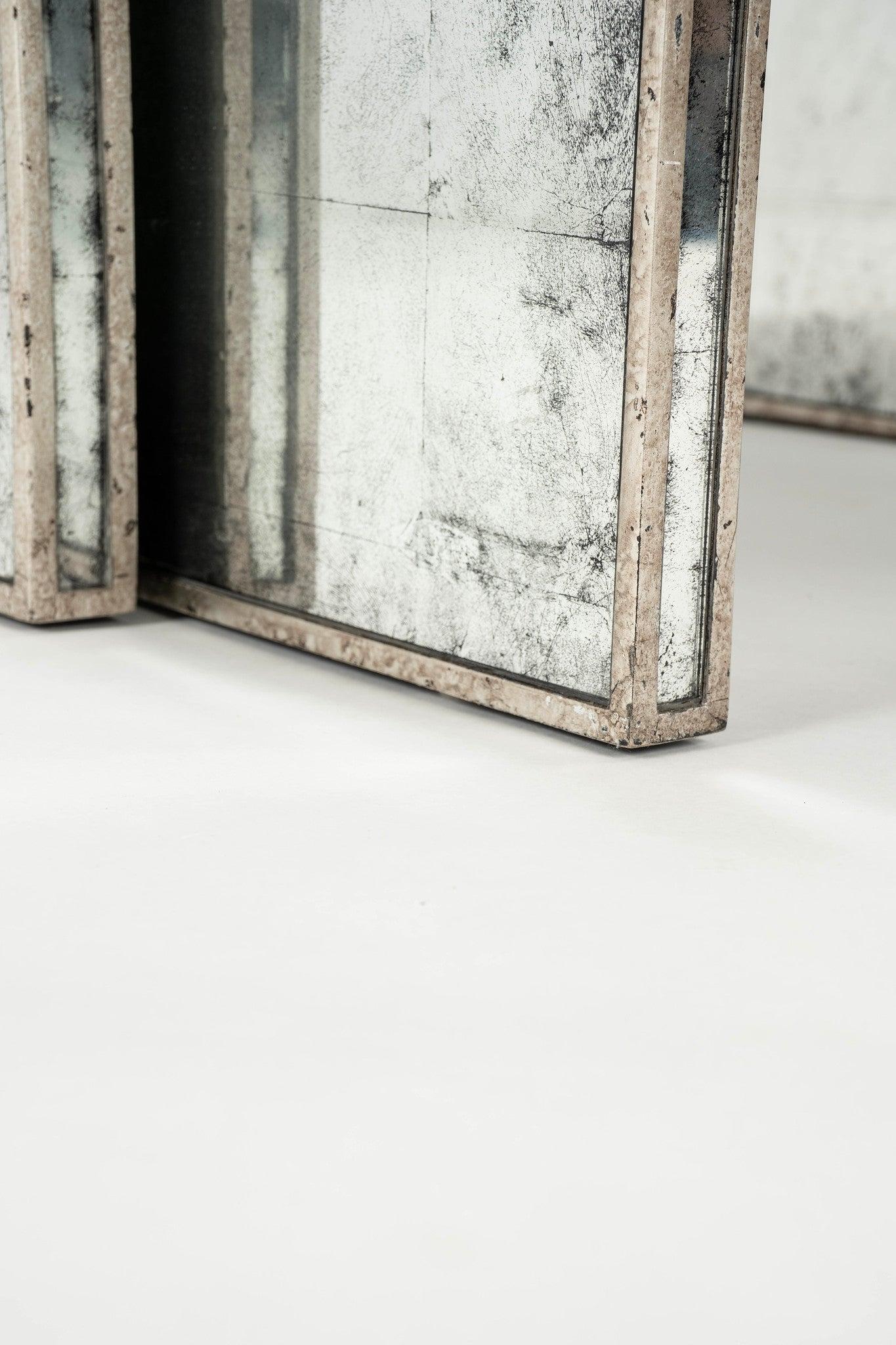 Nesting Mirrored Table Set For Sale 8