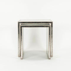 Nesting Mirrored Table Set