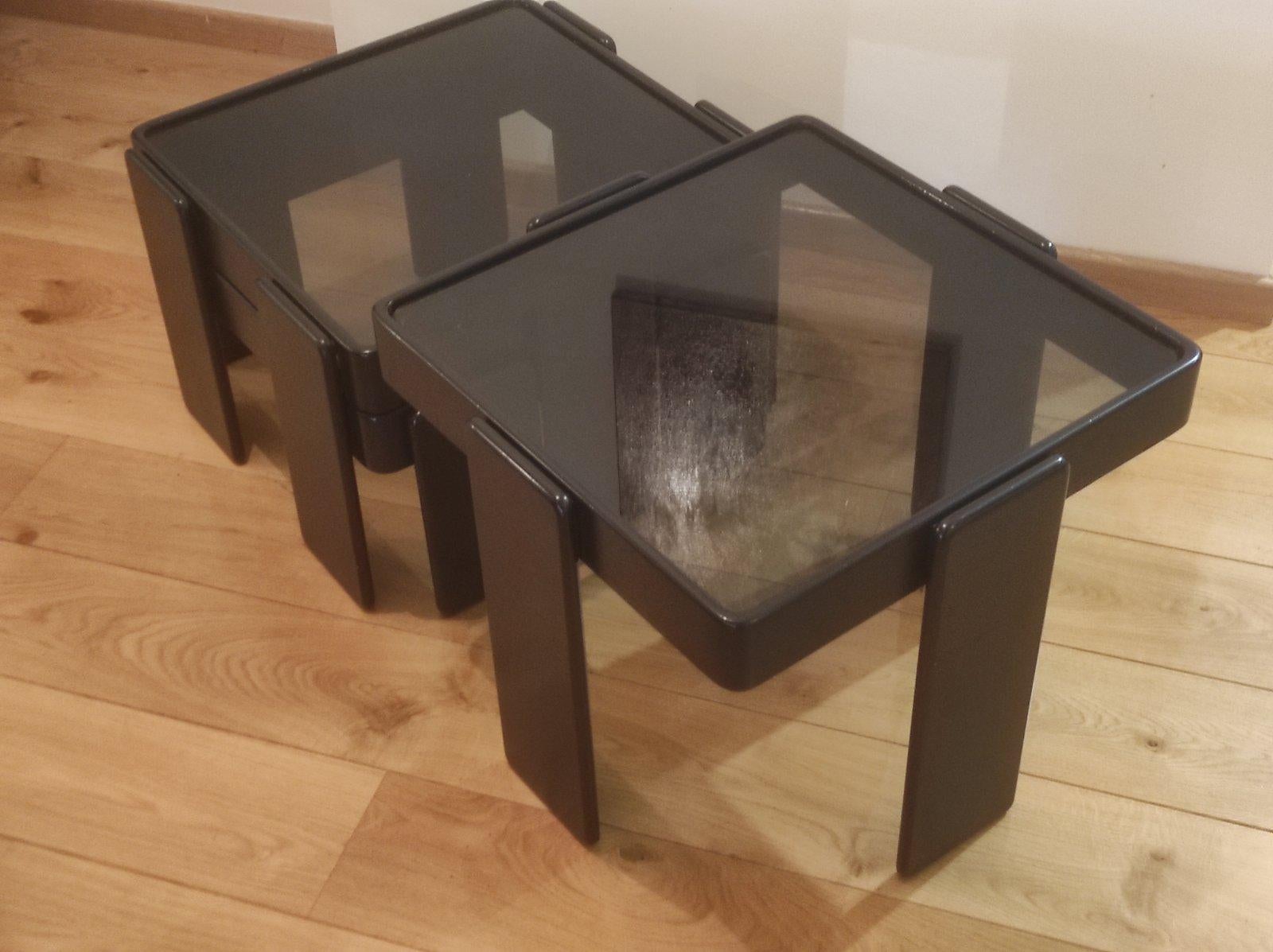 Fine XX secolo Tavolino da salotto di Gianfranco Frattini per Cassina Italia anni '70 in vendita