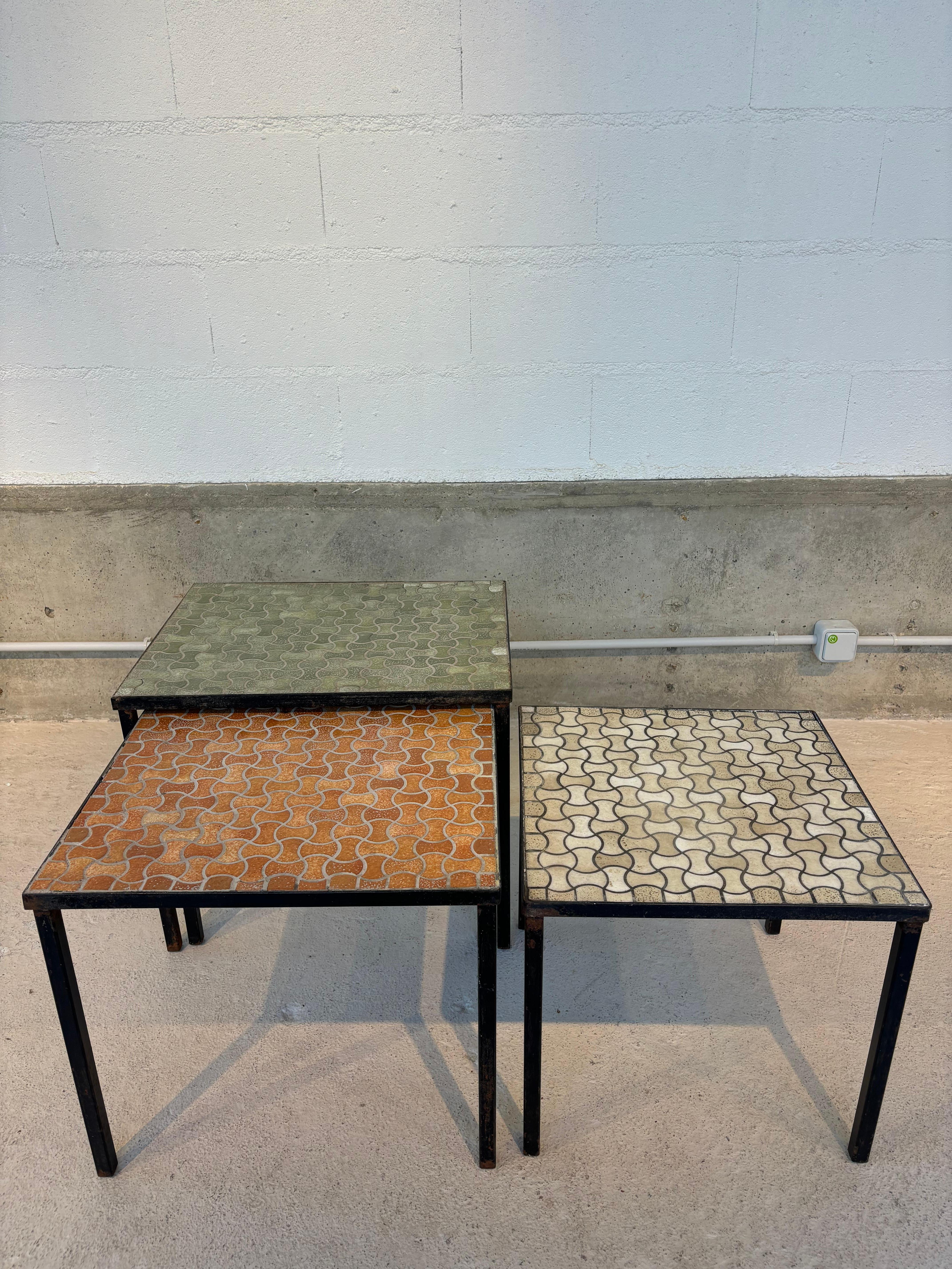 Table gigogne de Jacques Lenoble en vente 4
