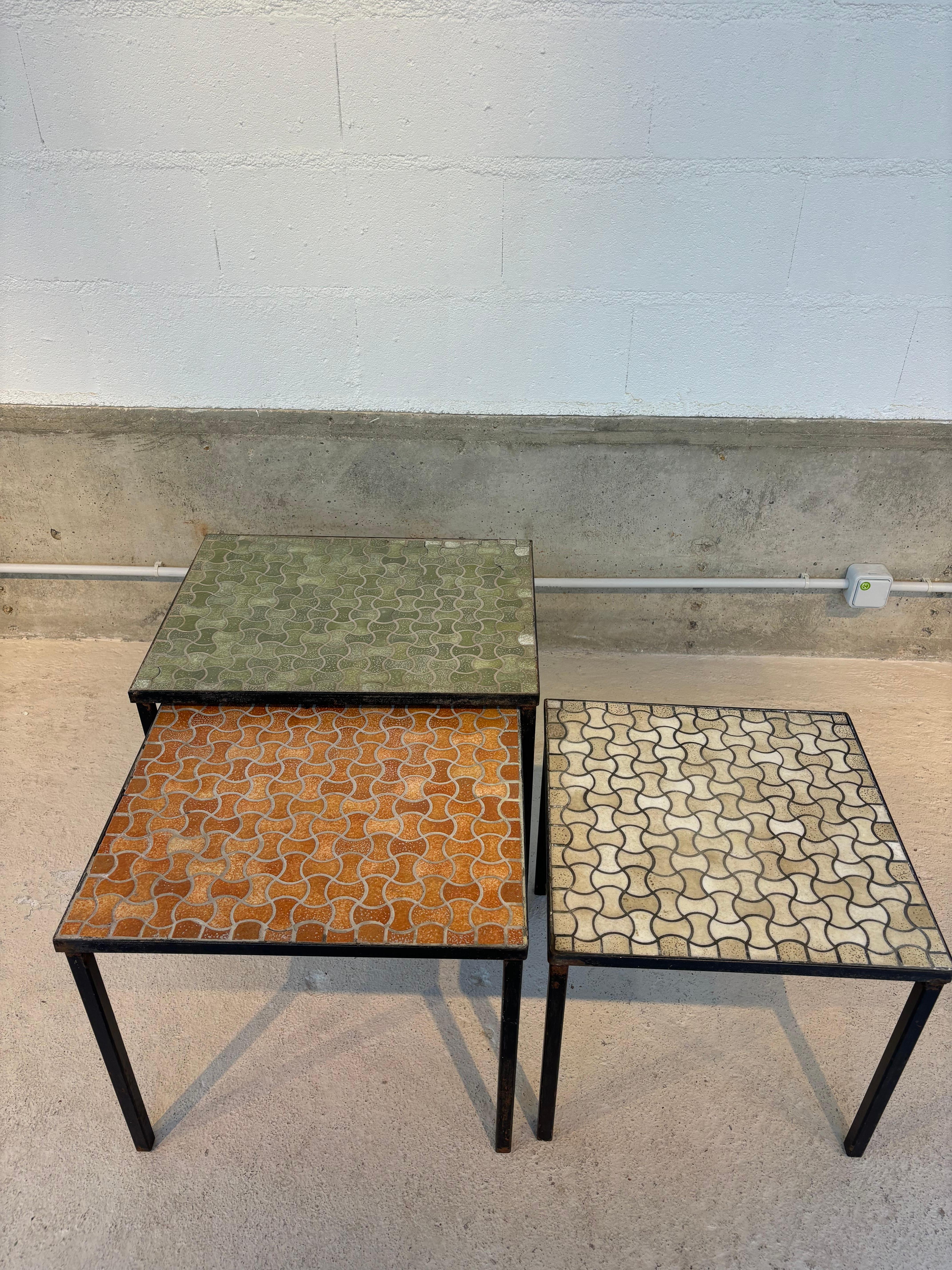 Table gigogne de Jacques Lenoble en vente 5