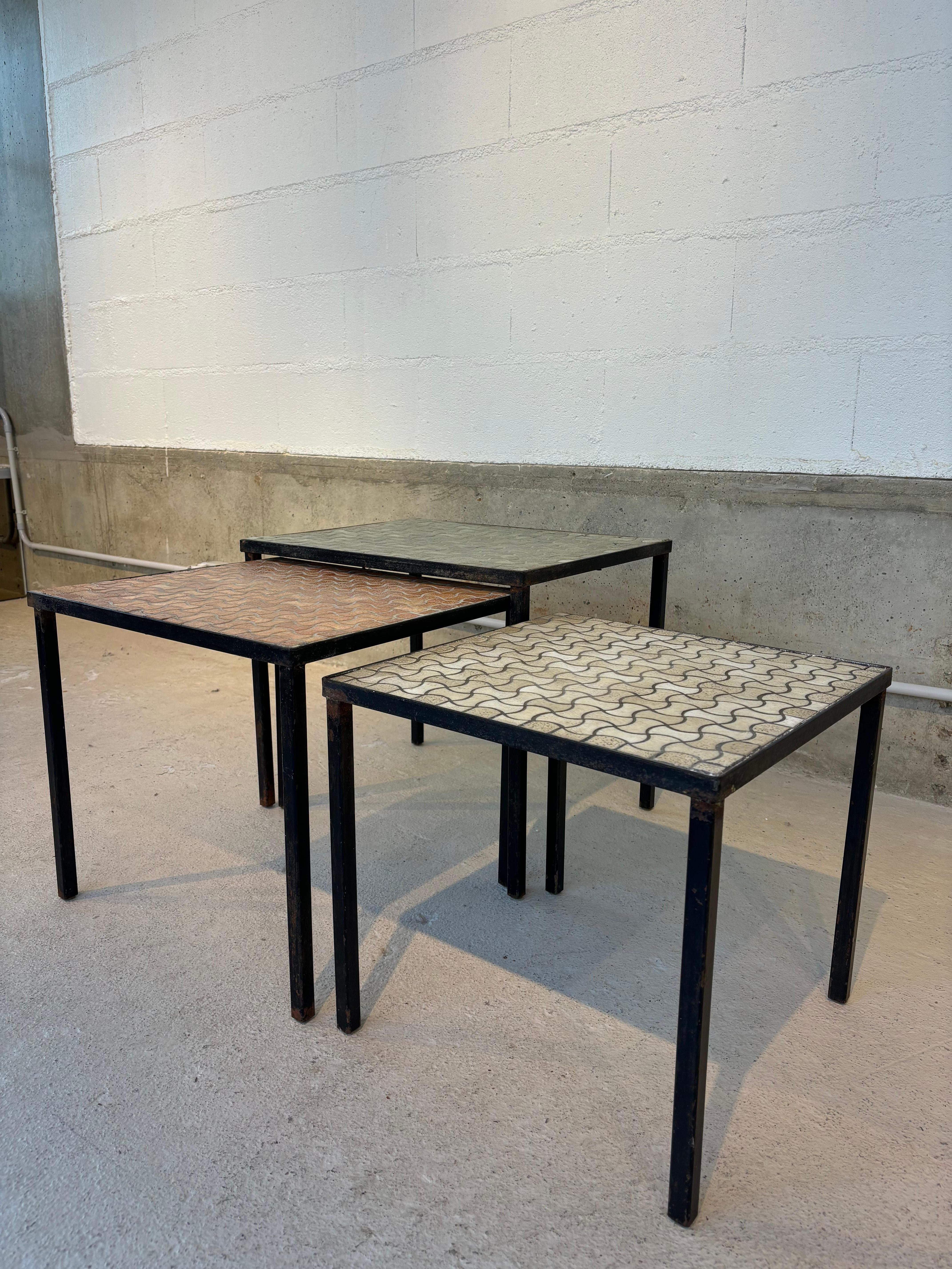 Table gigogne de Jacques Lenoble en vente 7