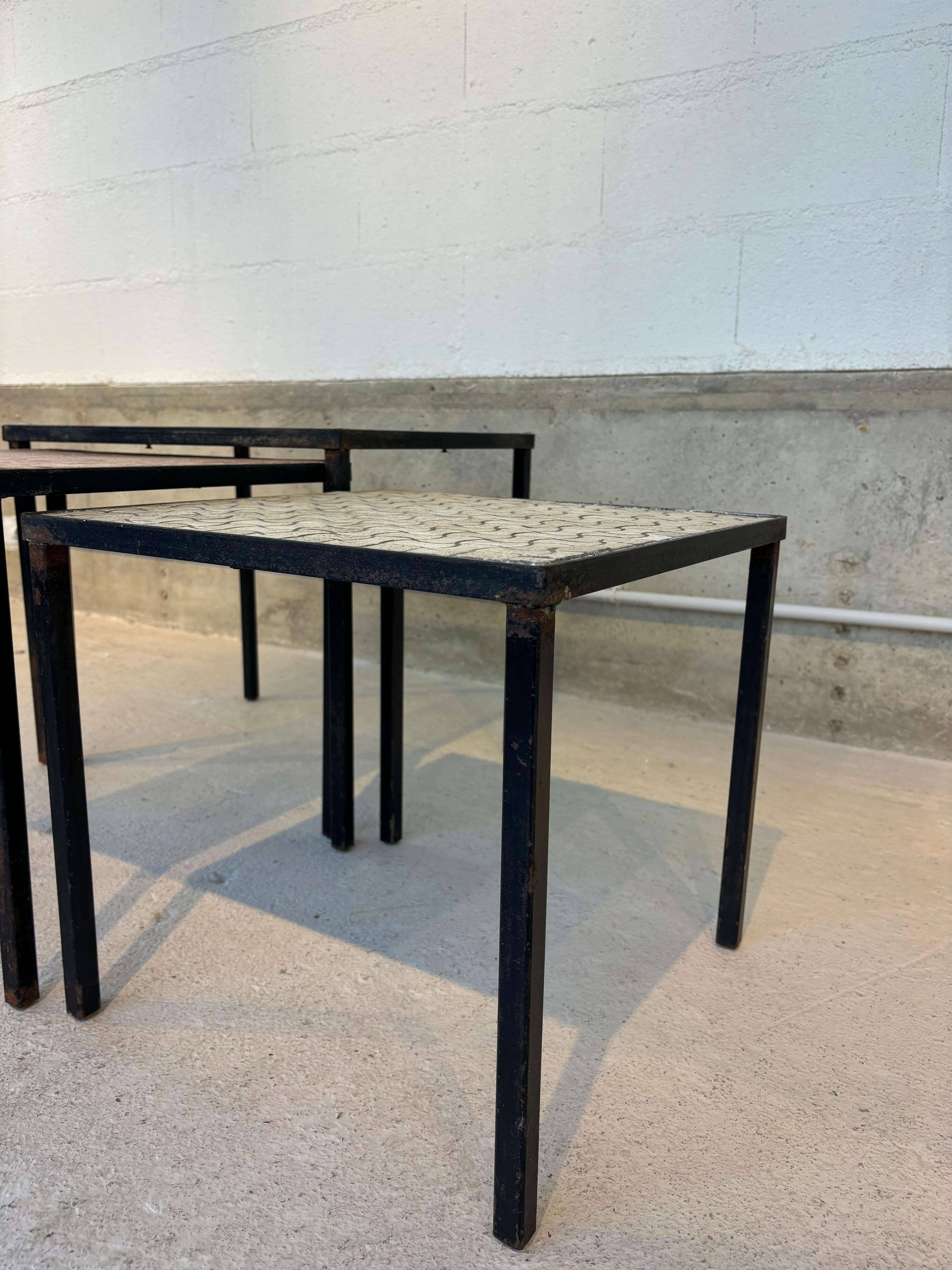 Table gigogne de Jacques Lenoble en vente 8