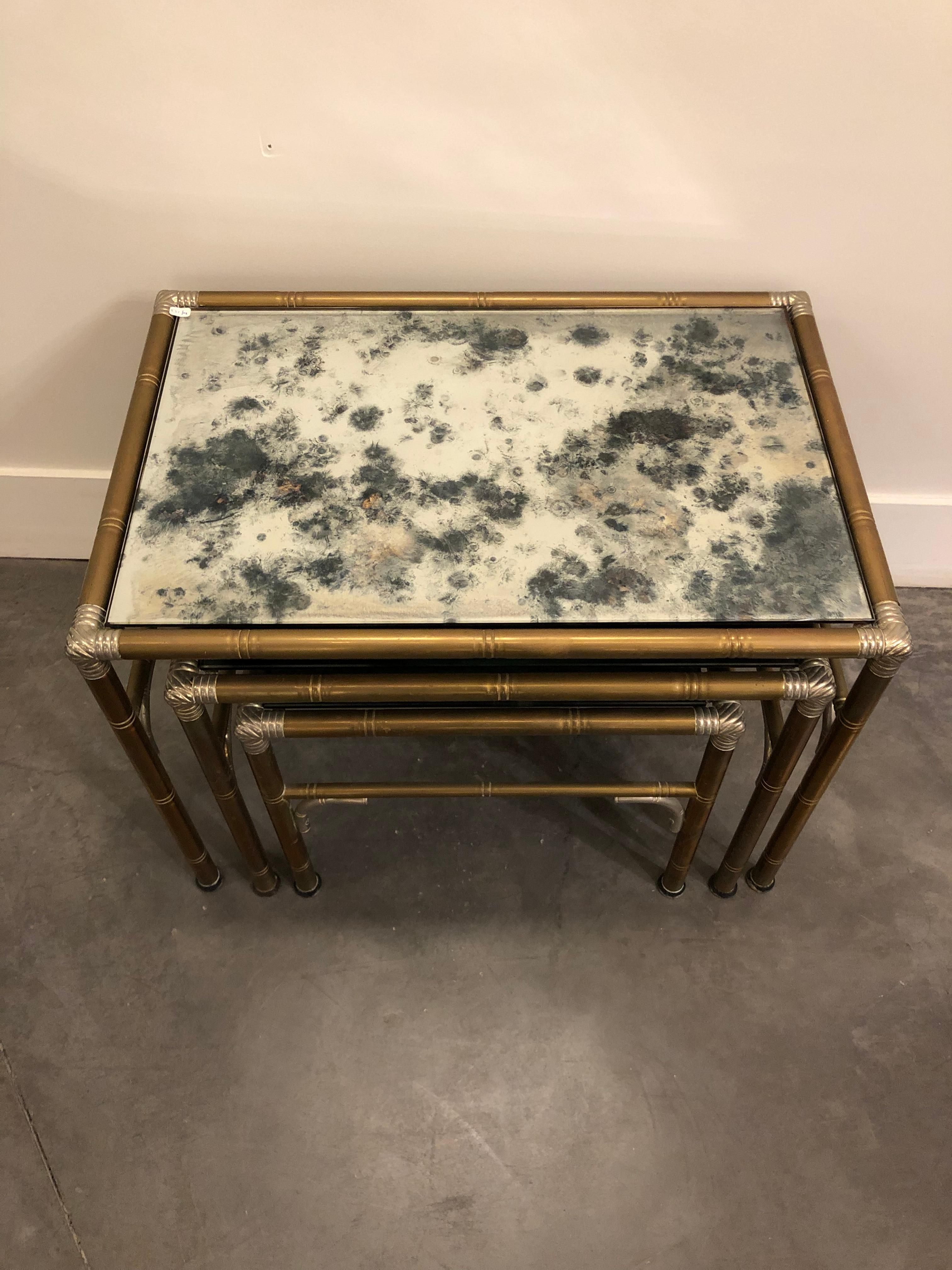 Hollywood Regency Nesting Table