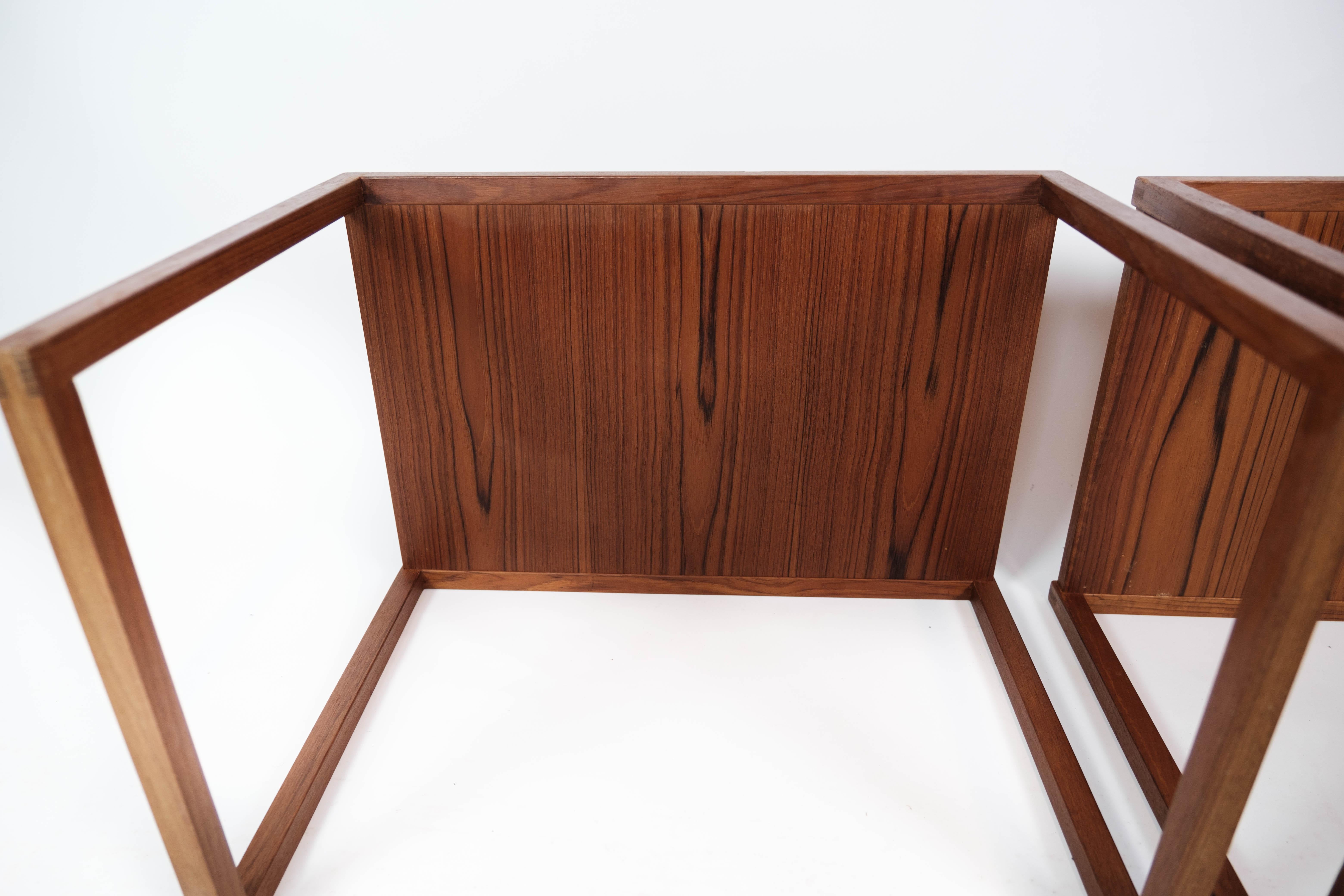 Nesting Table in Teak of Danish Design from the 1960s For Sale 8