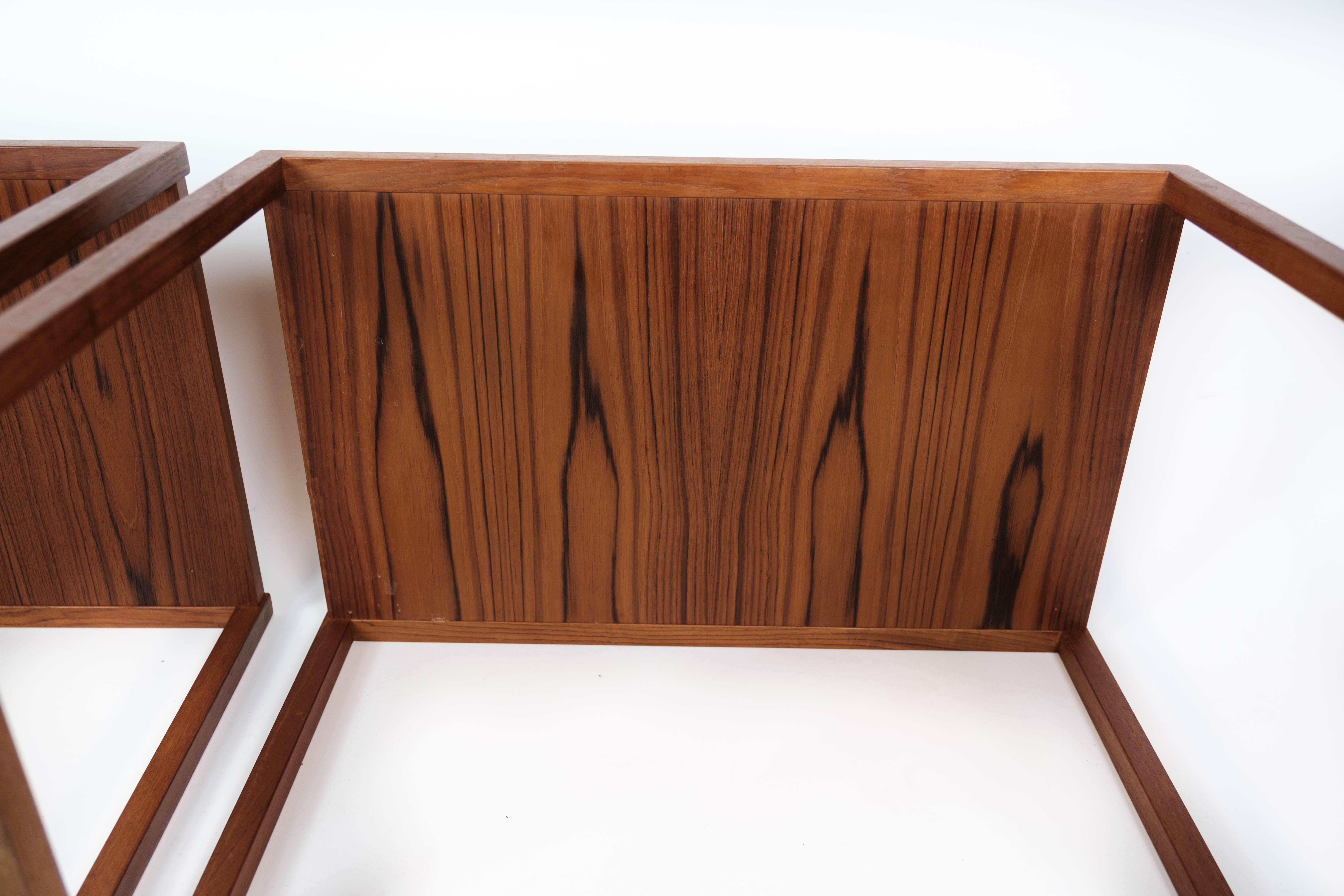 Nesting Table in Teak of Danish Design from the 1960s For Sale 9